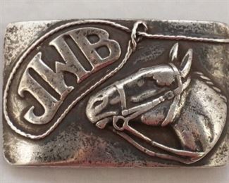 Frank Patania sterling belt buckle