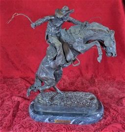 Bronco Buster by Frederic Remington