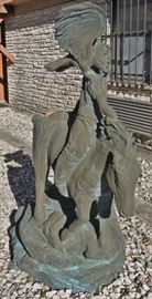 Seeking the Great Spirit bronze by James McDole