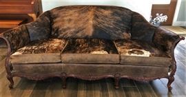 Cowhide sofa