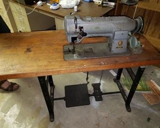 Industrial Singer sewing machine 
