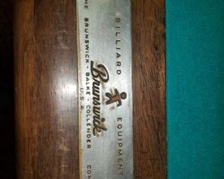 Brunswick centennial pool table. Made in the 40's, very rare!