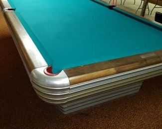 Another view of the Centennial pool table 