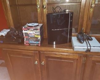 PS3, games, DVD player 