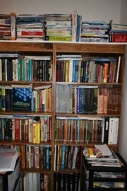 BOOKCASES/BOOKS ARE MOSTLY HOME REPAIR/WOODWORKING
