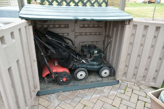 SHED/2 LAWN MOWERS