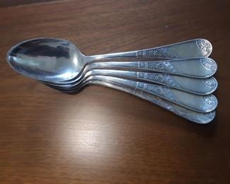 Johnson Brothers Silver Plate serving spoons