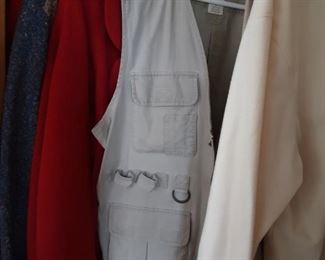 Vintage clothing including vintage hunting clothing red and black plaid