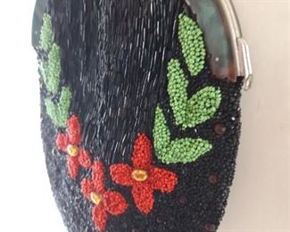 Antique beaded purse