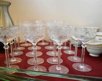 ETCHED STEMWARE 