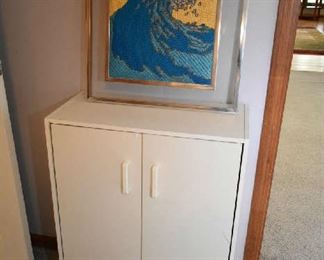 STORAGE CABINET, WALL ART