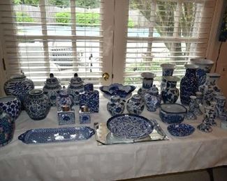 BLUE POTTERY