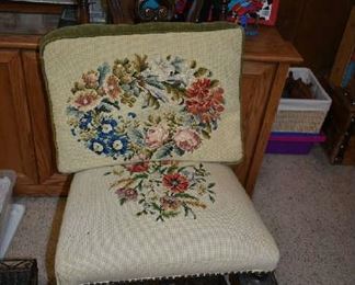 EMBROIDERED CHAIR