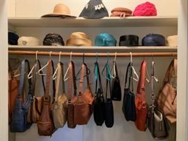 handbags and vintage hats