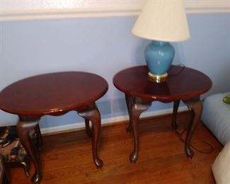 Pair of matching Victorian end tables