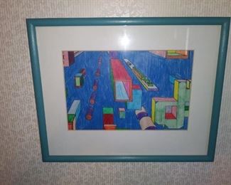 Framed and matted art