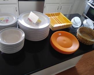 Assorted dishes