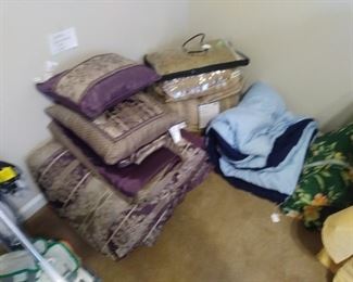 Comforters and matching pillows