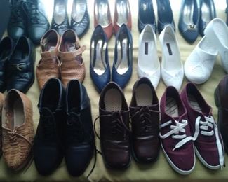 Assorted women’s shoes