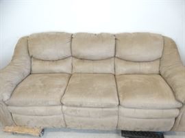 Tan Microfiber Couch