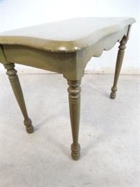 Green Wood Piano Benchseat