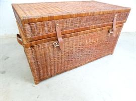Wicker Chest Stuffed Doll Collection
