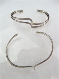 Sterling Silver Signed Bracelets