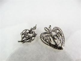 925 Silver Twisted Rope Mom Pendant