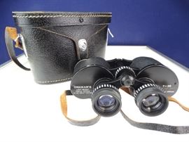 Vintage Oshmans 7x35 Field Binoculars  Case