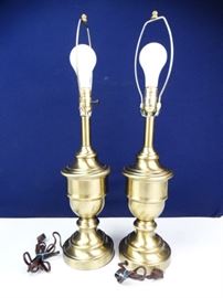 Brasscolored Desk Lamps