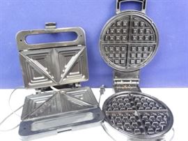 Waffle Iron Sandwich Press