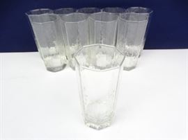 Frosted Drinking Glasses