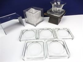 Glass Candle Holders