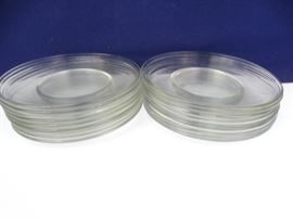 Party Clear Glass Plates