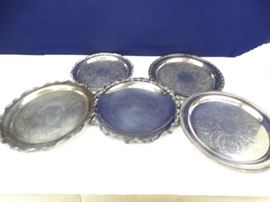 Silver Plated Serving Platters