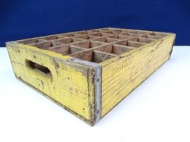 Vintage Coca Cola Bottle Wooden Carrying Box