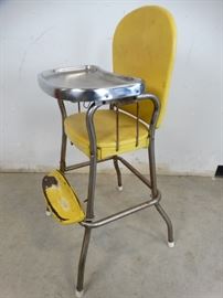 Vintage Metal Infants High Chair