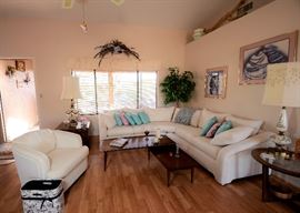 Want a more modern look? This is a great mid-century modern sofa. Beautiful condition.