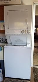 Stack washer and dryer for sale.