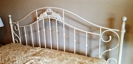 Wonderful metal king size bed.