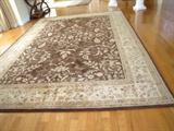 Oriental-style all wood carpet from Jordan Furniture