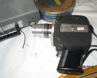 Keystone 8mm movie camera