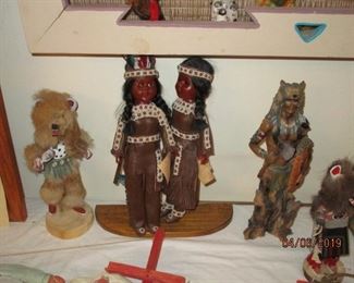 Native American dolls and Kachinas 