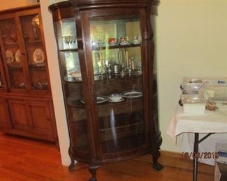 ANTIQUE CURIO CABINET