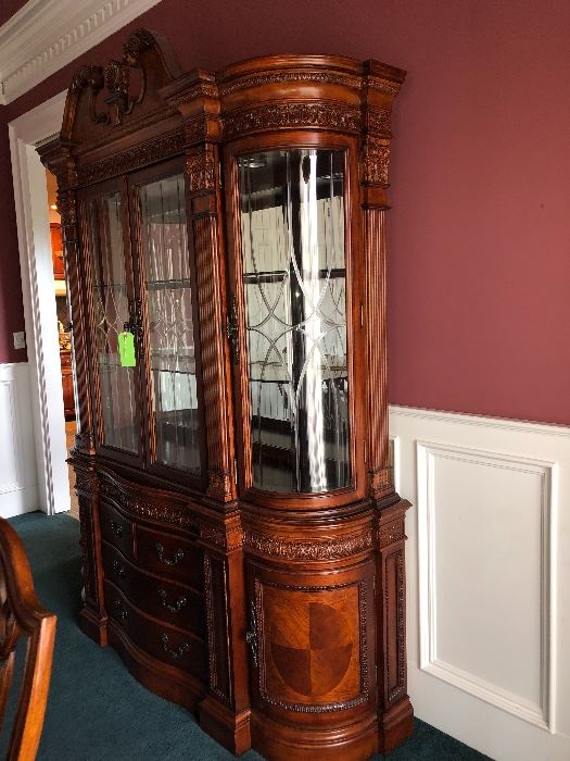 China Cabinet with beveled glass