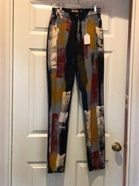 Painted jeans