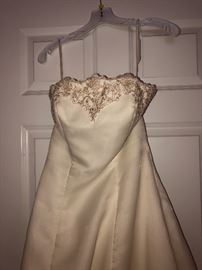 Wedding dress by Egyptian designer Ashraf handmade over a month to make