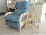 RECLINER AND TABLE PRICED TOGETHER.. CAN BE SOLD SEPARATELY