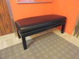 CUSTOM MADE LEATHER BENCH