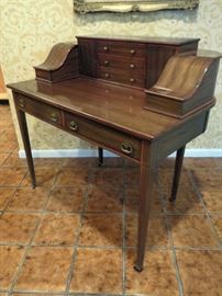 Mid 20th century mahogany desk
